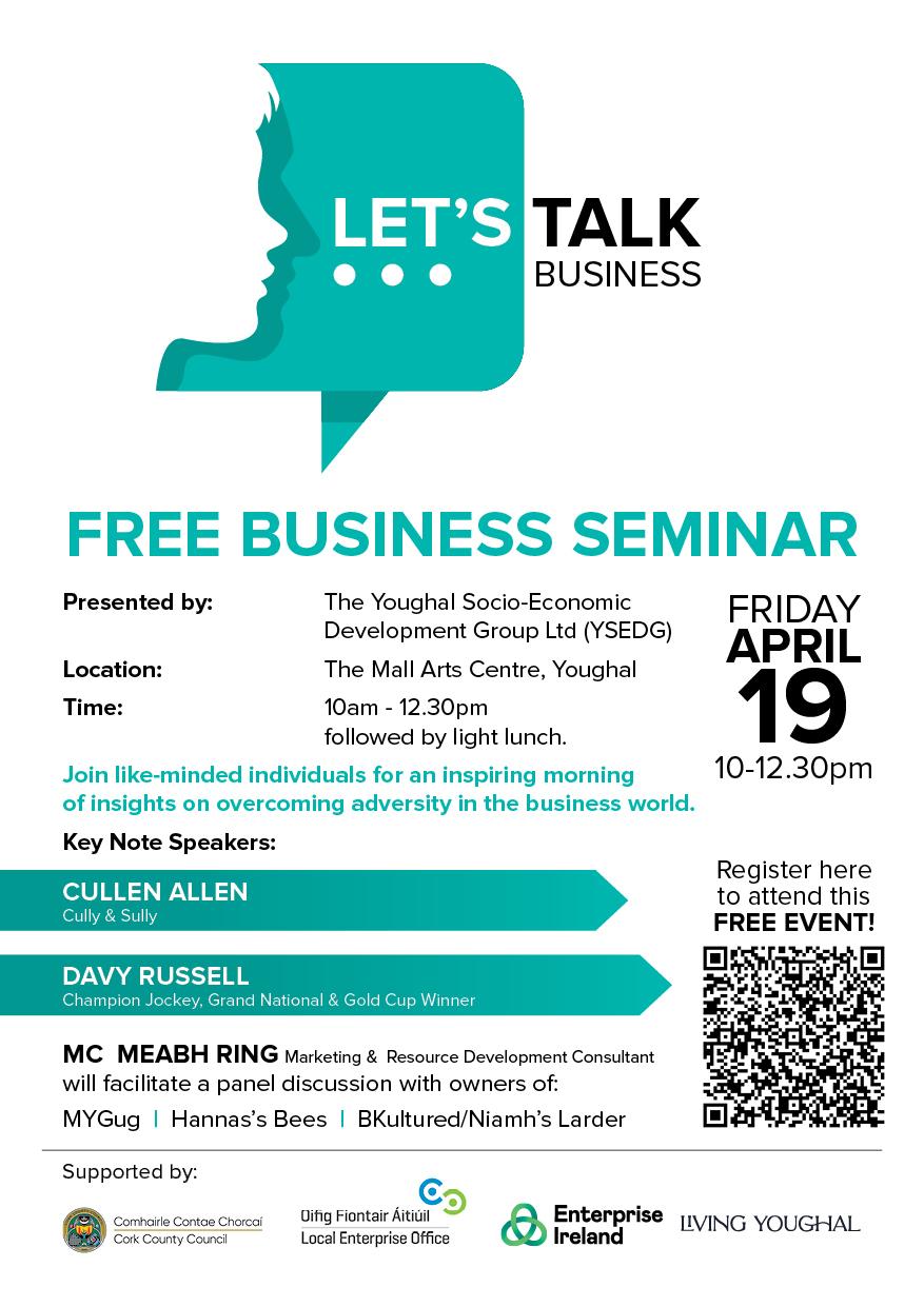 Let's Talk Business Poster