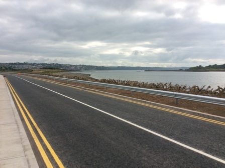 Works completed on access road to Haulbowline Island