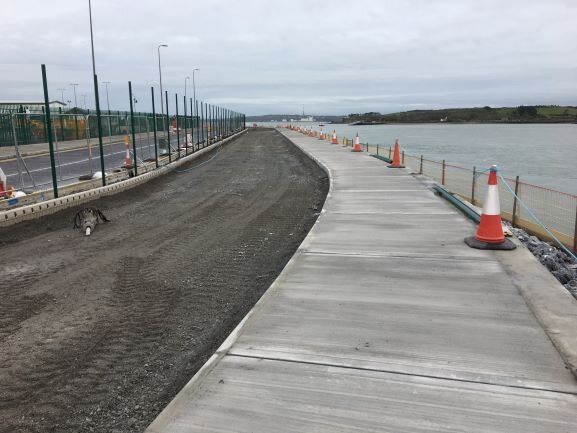 A road under construction