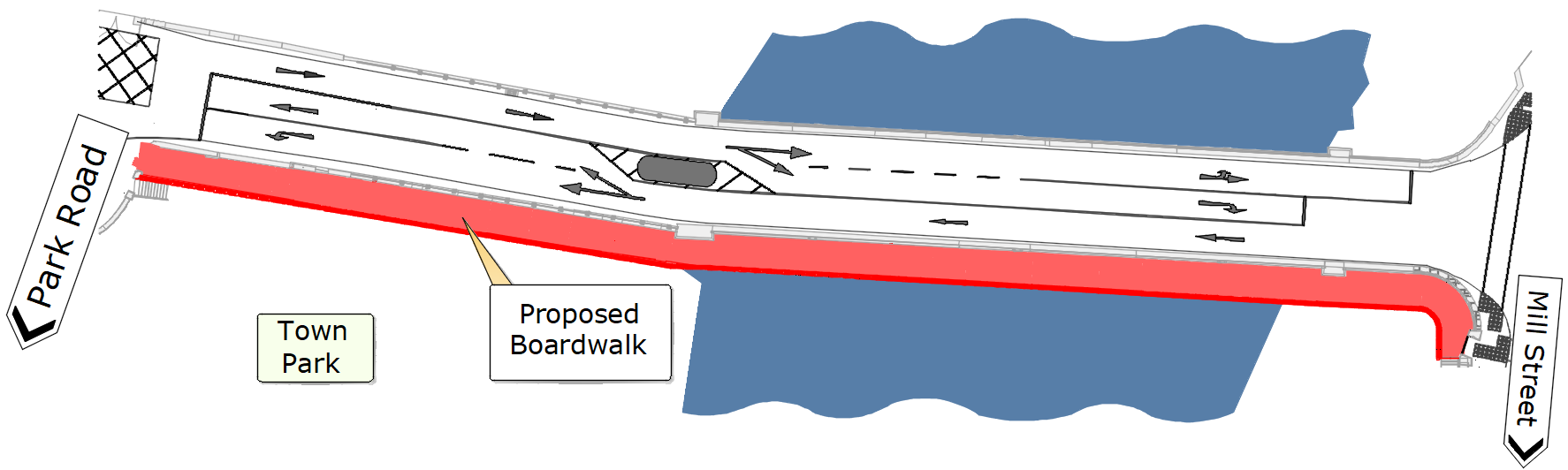Mallow Boardwalk Site Drawing
