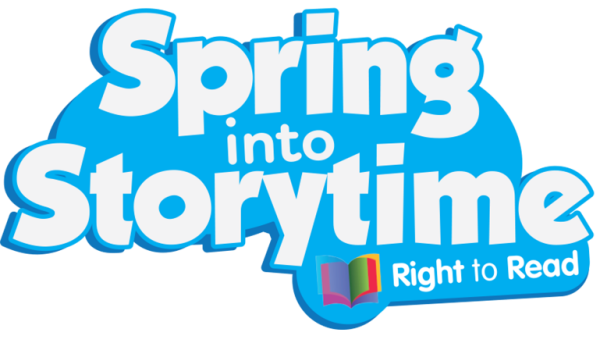 Spring into Storytime logo