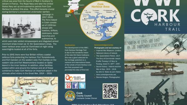 WW1 Cork Harbour Trail Brochure Cover