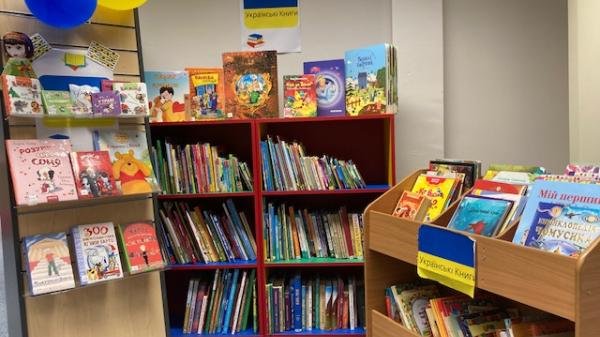 A selection of Ukrainian books in Youghal Library 