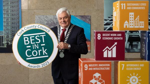 Mayor of the County of Cork, Cllr. Frank O'Flynn launching the 'Best in Cork' Awards.