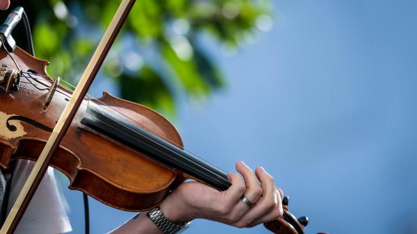 Musician performing as part of Culture Night 2023