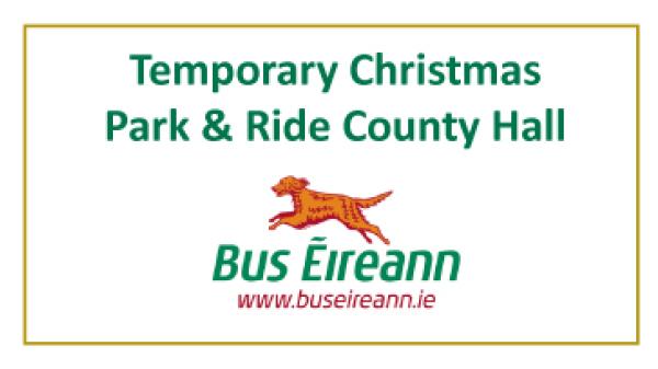 Temporary Park & Ride – County Hall Bus Eireann Logo