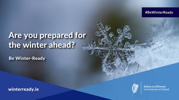 image of a snowflake with the question 'are you prepared for the winter ahead?'