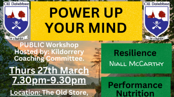 A poster for Kildorrery Mental Health Talk