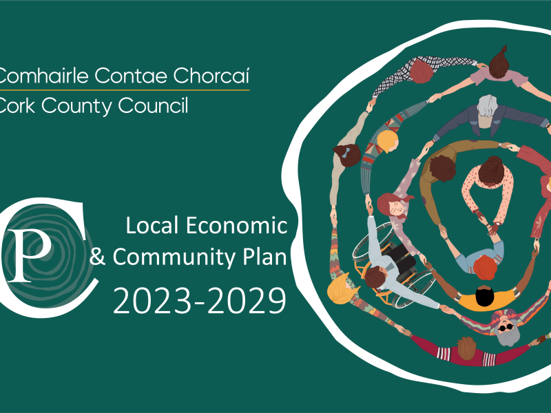 Cork County Council Local Economic & Community Plan 2023 - 2029 graphic