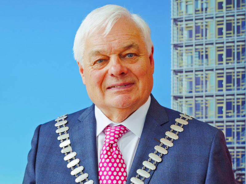 A portrait image of the Mayor of the County of Cork