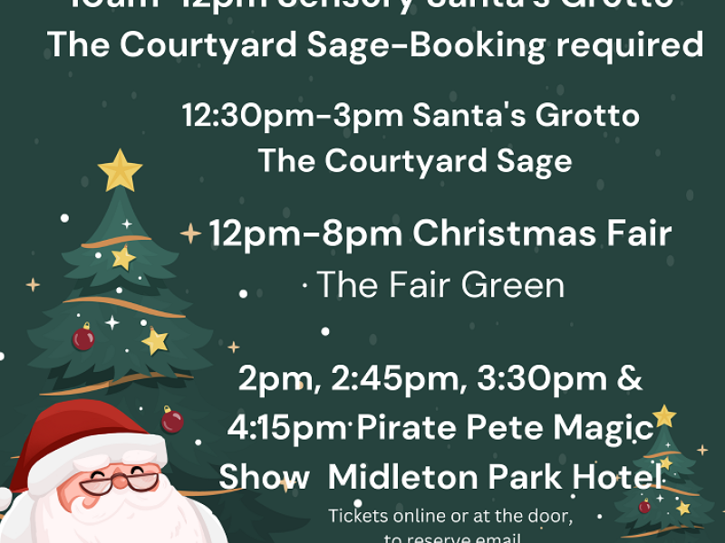 Midleton Christmas Lights Turn on. All details of the day that are advertised on the poster are contained within the event text.