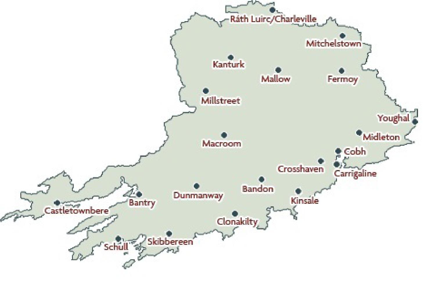 Cork County Council Map of Fire Stations (jpg)