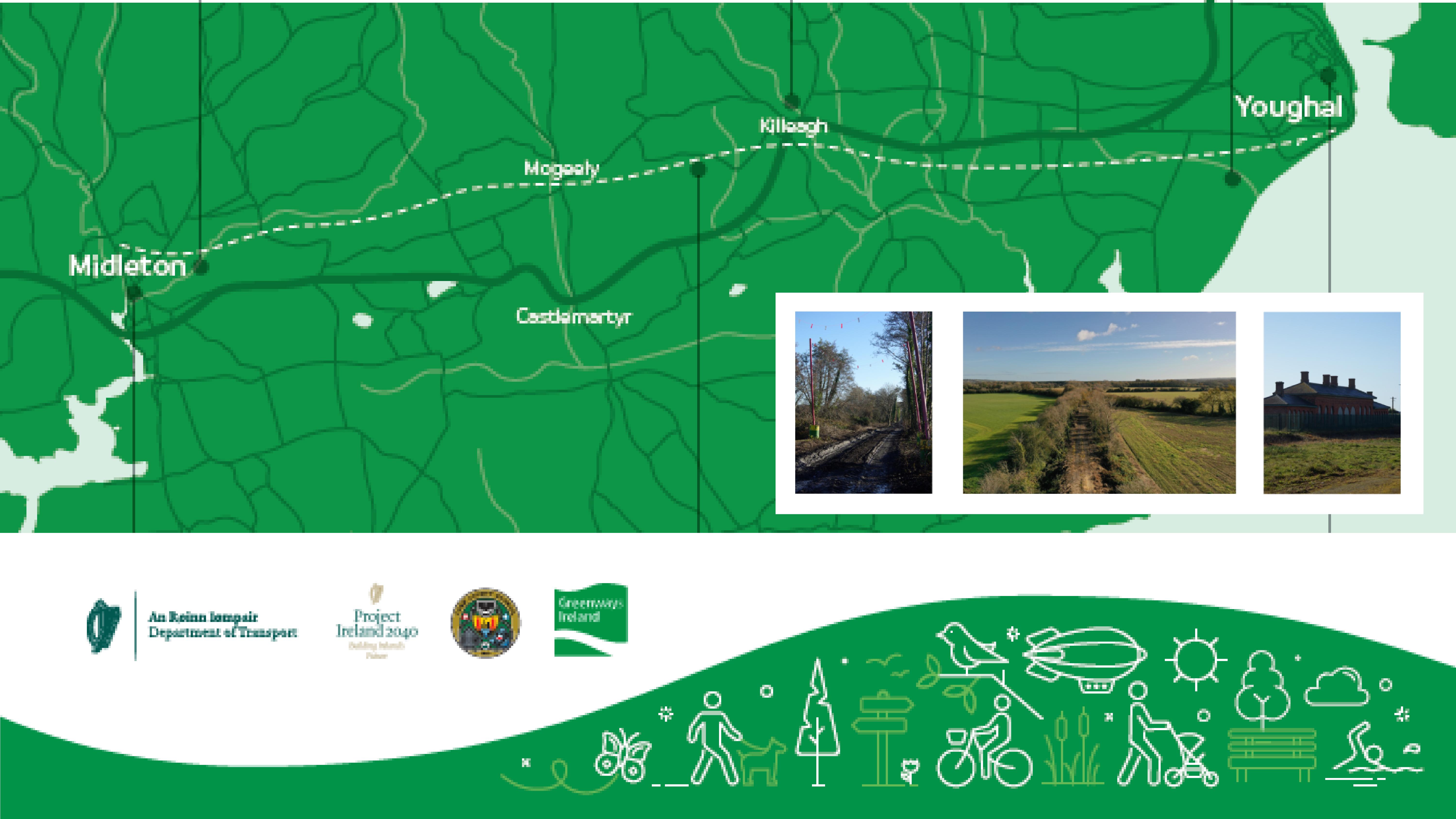 Map and text