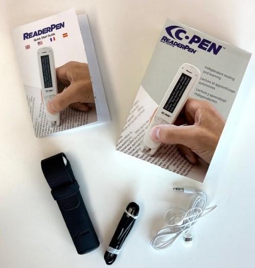 An image of a C-Pen It's box and Cables