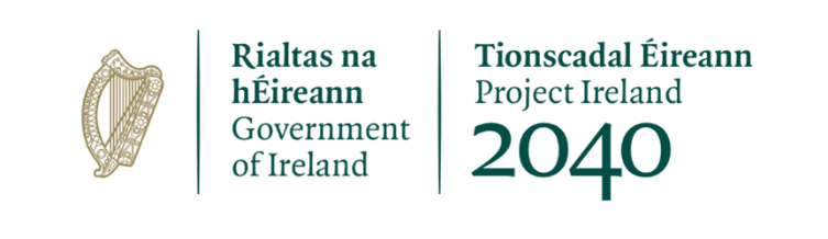 Logo with Text - Project Ireland 2040 Logo