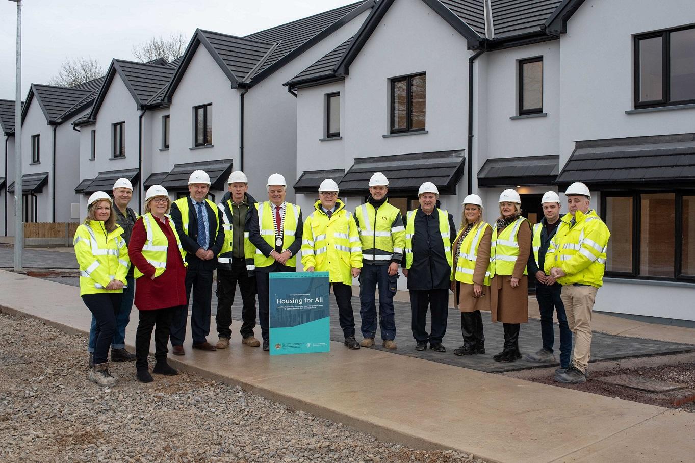 Mayor Visits Five Social and Affordable Housing Developments in North Cork