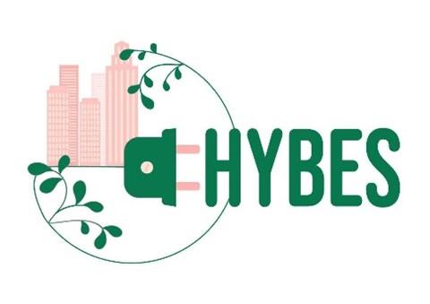 Hybes logo.