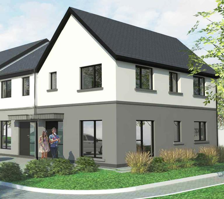 A image of a new house